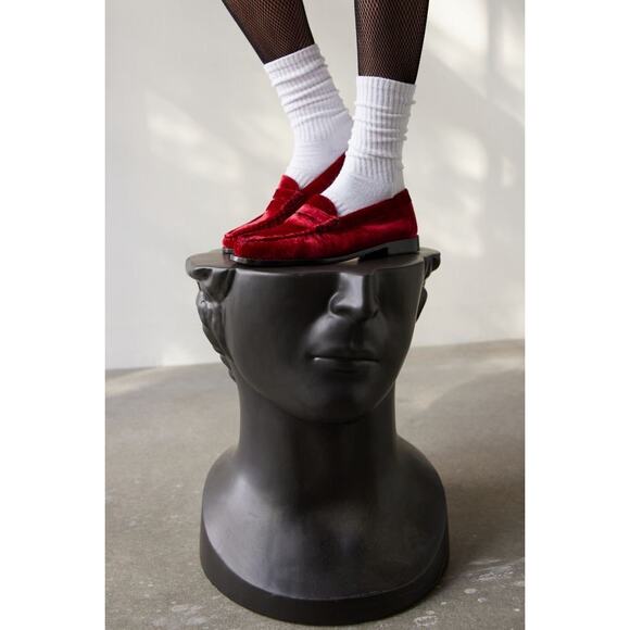 G.H. Bass Red Velvet Whitney Weejuns Loafer 8.5 Old Money Quiet Luxury Slide On - Picture 12 of 12